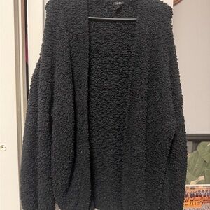 Rue21 Black Textured Cardigan